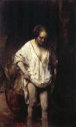 Woman Bathing in a Stream Rembrandt